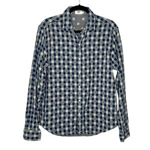 Levi’s Reversible Checkered Western Snap Shirt size Large